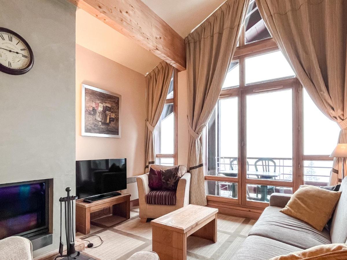South Facing 2-Bed Apartment With Fireplace, Terrasses Deos Flaine Zewnętrze zdjęcie