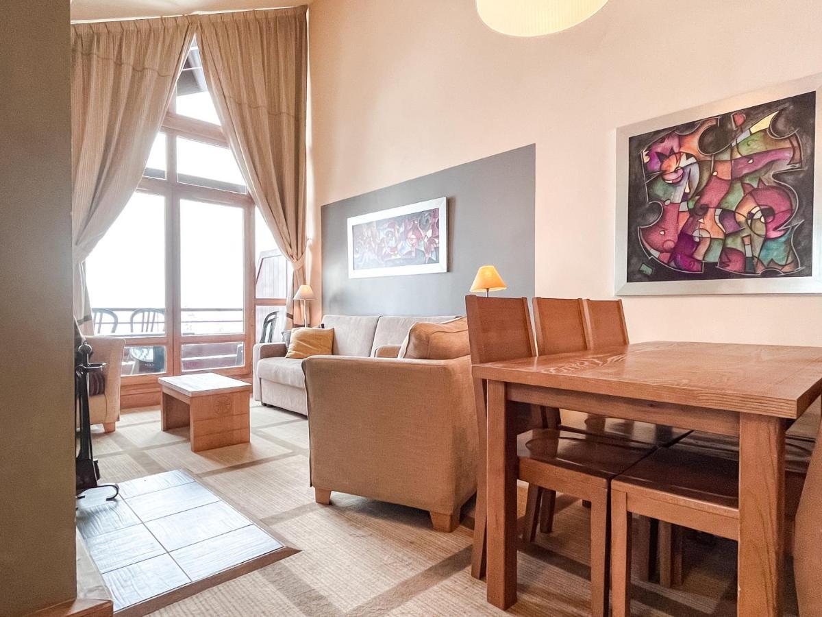 South Facing 2-Bed Apartment With Fireplace, Terrasses Deos Flaine Zewnętrze zdjęcie