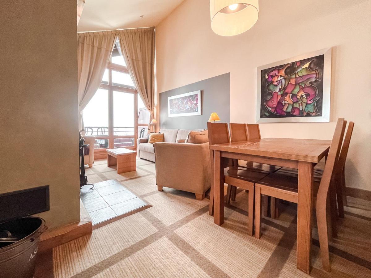South Facing 2-Bed Apartment With Fireplace, Terrasses Deos Flaine Zewnętrze zdjęcie