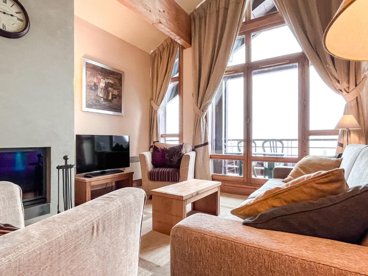 South Facing 2-Bed Apartment With Fireplace, Terrasses Deos Flaine Zewnętrze zdjęcie