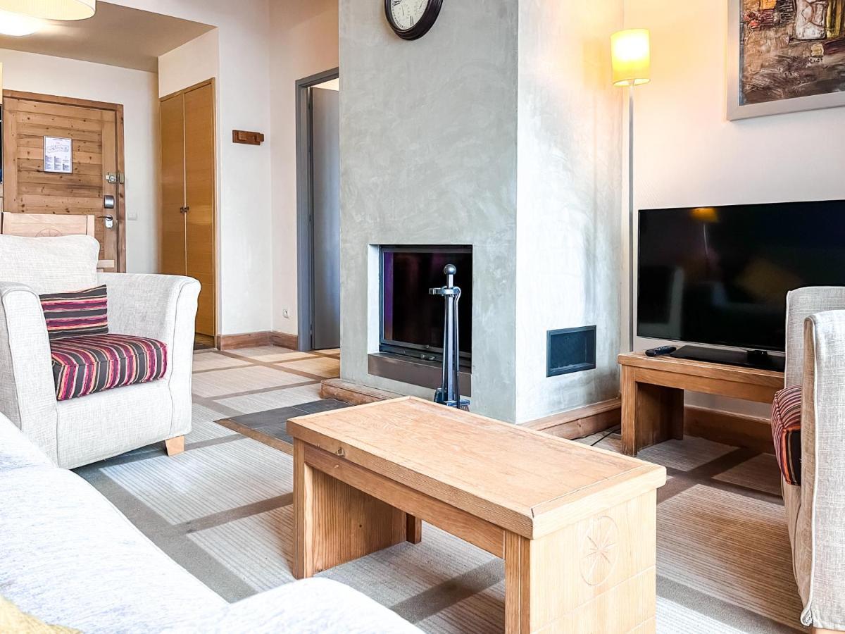 South Facing 2-Bed Apartment With Fireplace, Terrasses Deos Flaine Zewnętrze zdjęcie