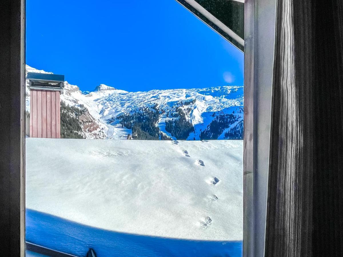 South Facing 2-Bed Apartment With Fireplace, Terrasses Deos Flaine Zewnętrze zdjęcie
