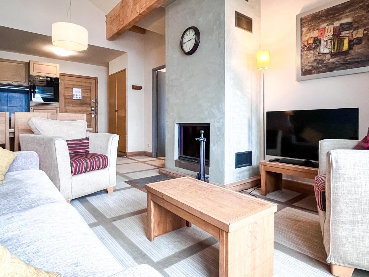 South Facing 2-Bed Apartment With Fireplace, Terrasses Deos Flaine Zewnętrze zdjęcie