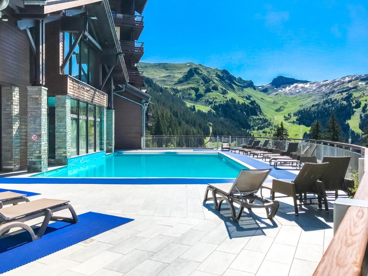 South Facing 2-Bed Apartment With Fireplace, Terrasses Deos Flaine Zewnętrze zdjęcie