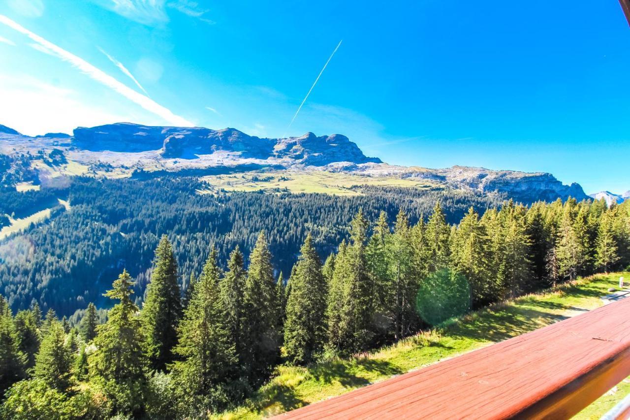 South Facing 2-Bed Apartment With Fireplace, Terrasses Deos Flaine Zewnętrze zdjęcie